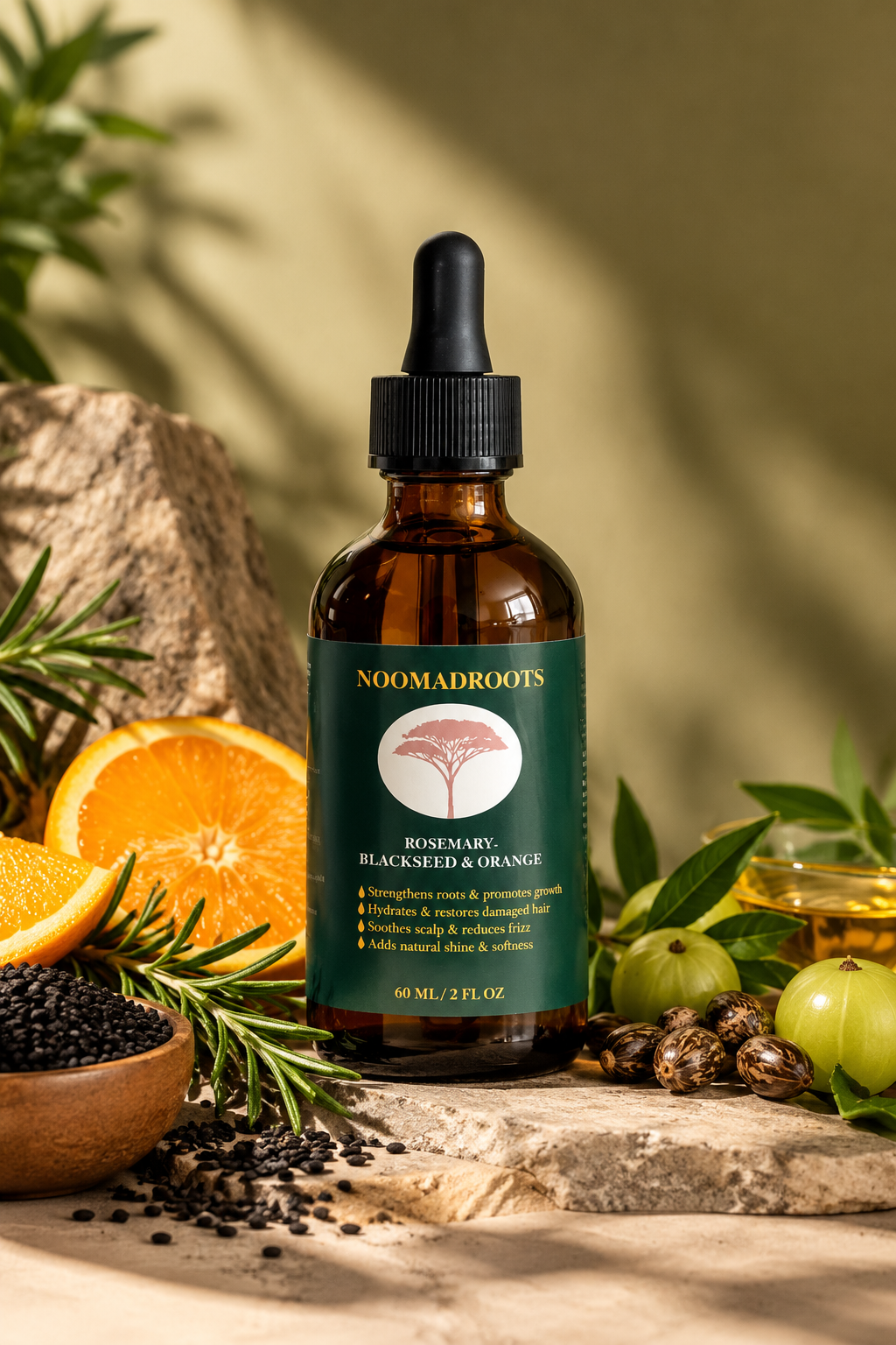 Nomadroots Strengthening Hair oil-60 ml